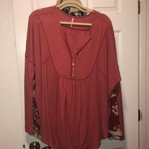 Free people: Button front Leo Henley
